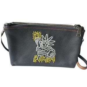 Coach Black Keith Haring Crossbody Bag